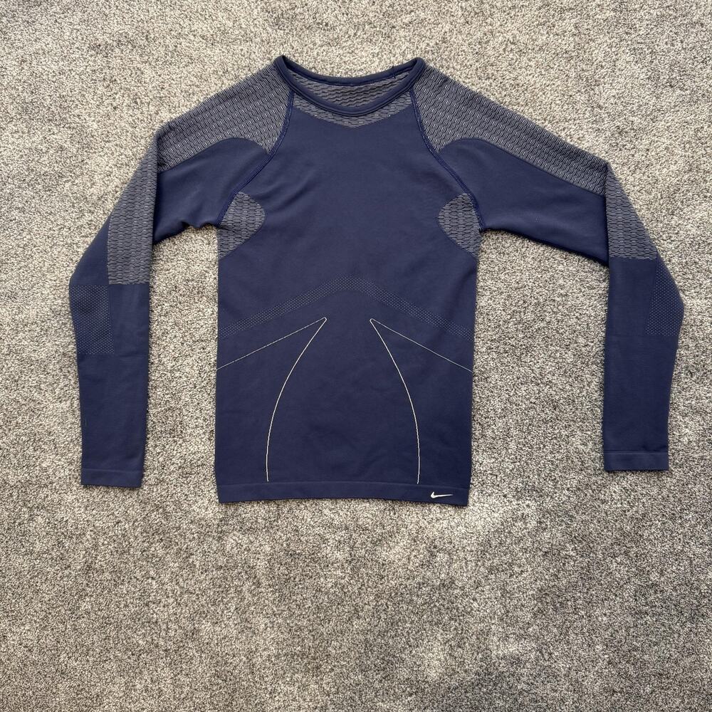 Nike Pro Dri-FIT Compression Shirt Boys S/M Long Sleeve Seamless Training Top